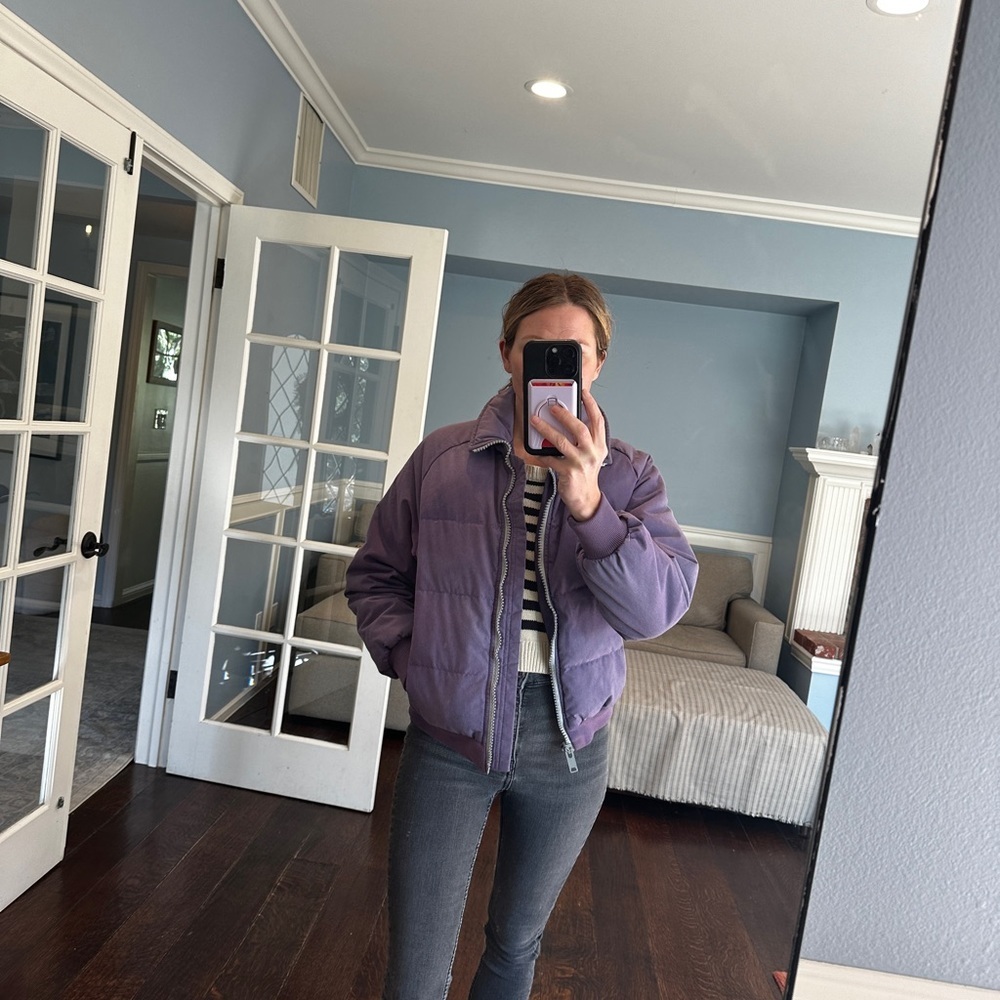 Vintage purple puffer ski jacket - Picture 2 of 11